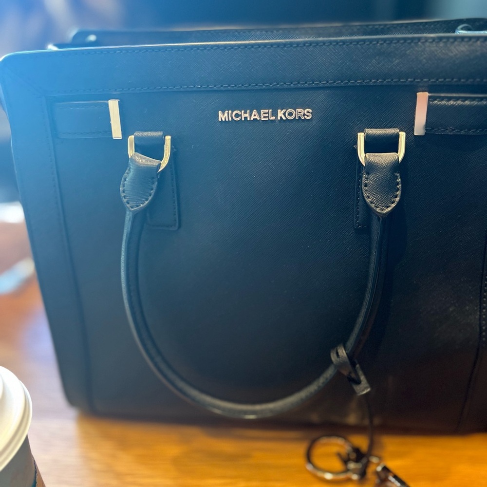 Michael Kors Black Satchel Bag